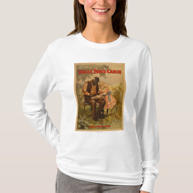 Uncle Tom's Cabin Black Man & Girl Theatre T-Shirt (Front)