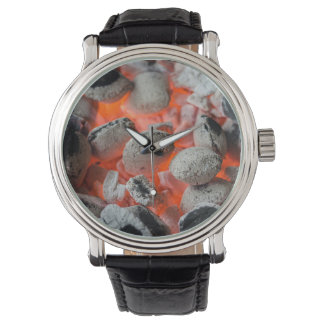 Uncle Tony's BBQ Charcoal Briquettes Wrist Watch