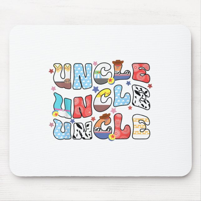 Uncle Toy Funny Story Grandpa Fathers Day Womens M Mouse Pad (Front)
