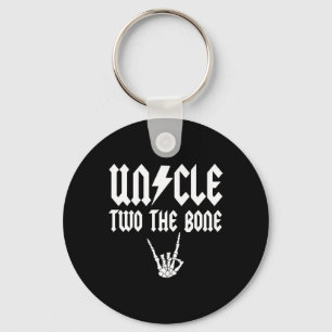 Uncle Two The Bone Skeleton Hand Family Birthday B Key Ring