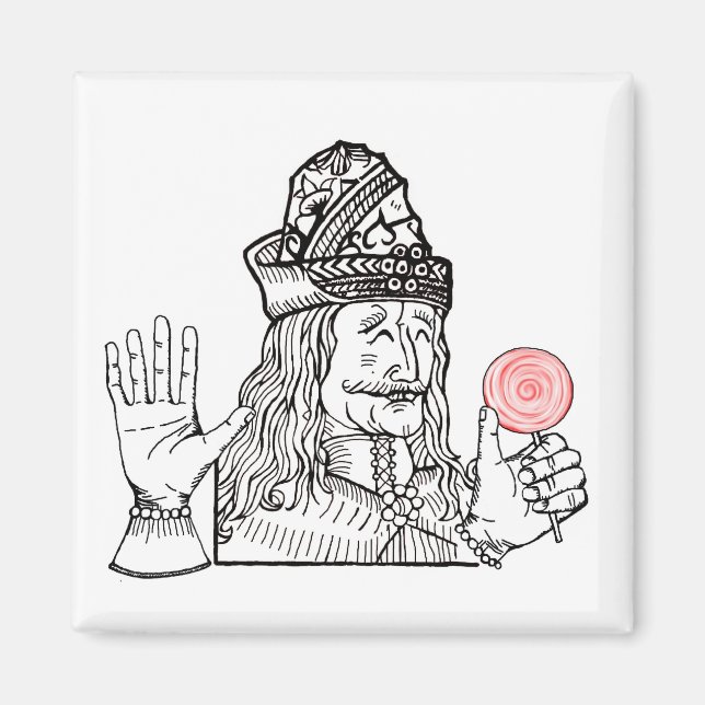 Uncle Vlad has a lollipop Magnet (Front)