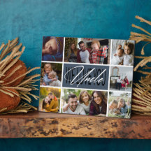 Uncle We Love You  Photo Collage Plaque
