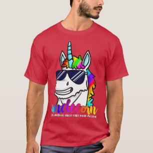 Unclecorn Like Normal Uncle Only More Awesome Chri T-Shirt