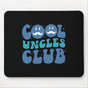 Uncles Club Groovy Retro Fathers Day New Uncle Com Mouse Pad