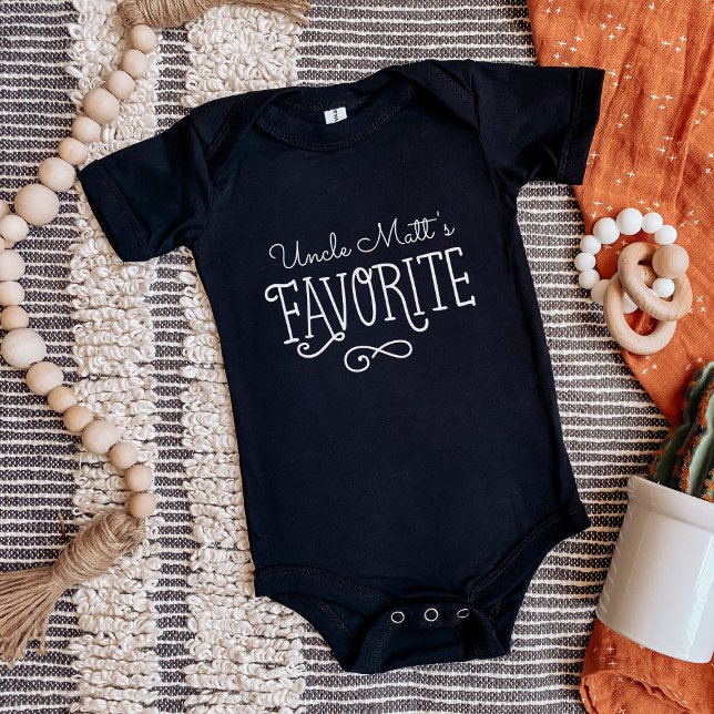 Uncle's Favourite Personalised Baby Tee (Creator Uploaded)