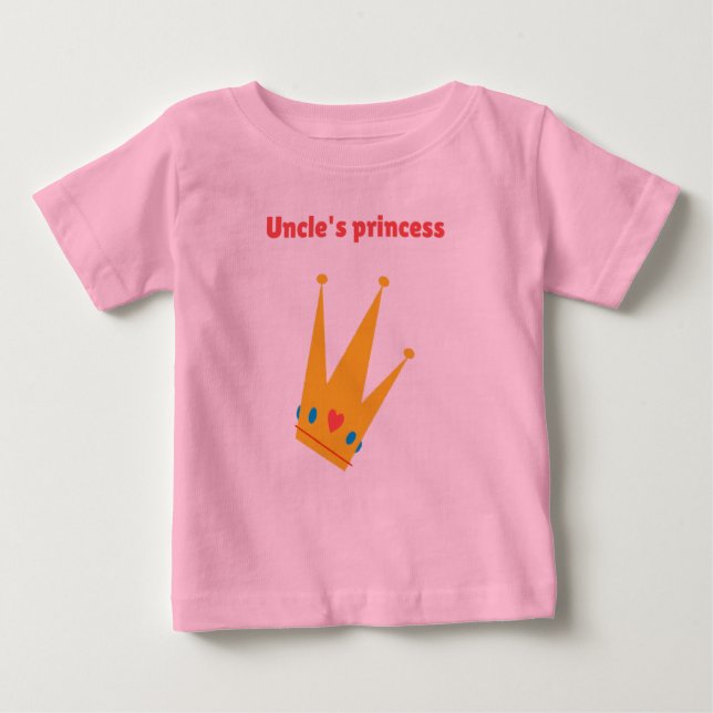 Uncle's princess baby T-Shirt (Front)