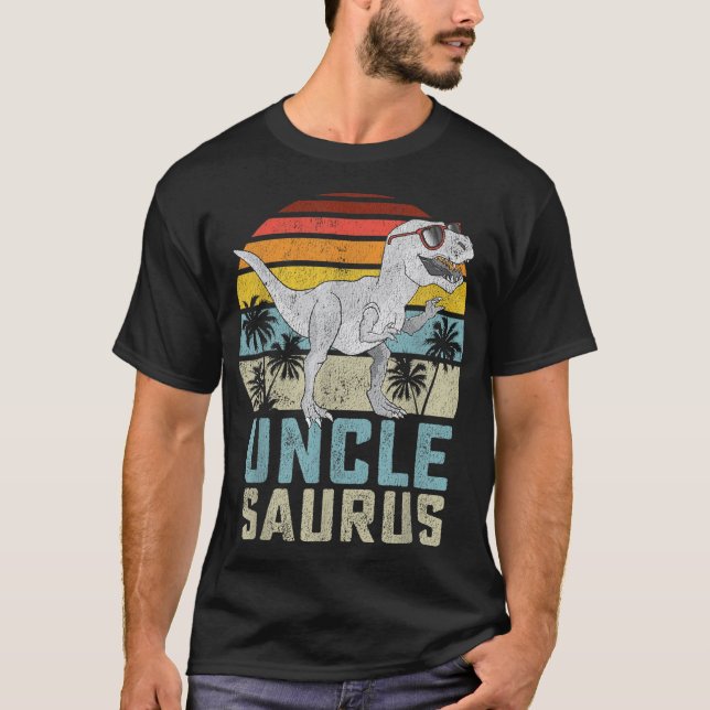 Unclesaurus Re Dinosaur Uncle Saurus Family Matchi T-Shirt (Front)