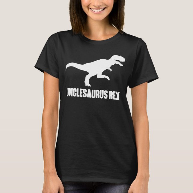 Unclesaurus Rex Funny T Shirt for Uncles (Front)