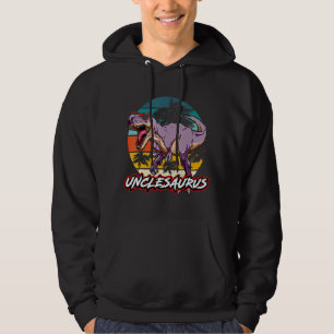 Unclesaurus T Rex Dinosaur Uncle Saurus Matching F Hoodie