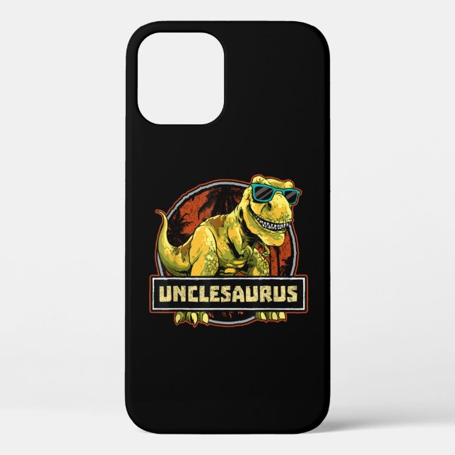 Unclesaurus T rex Uncle Saurus Dinosaur Case-Mate iPhone Case (Back)