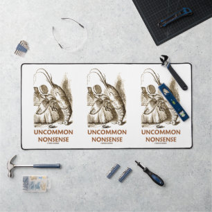 Uncommon Nonsense (Lobster Quadrille Wonderland) Desk Mat