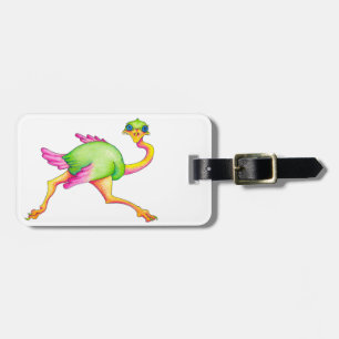 Uncommon Ostrich Luggage Tag