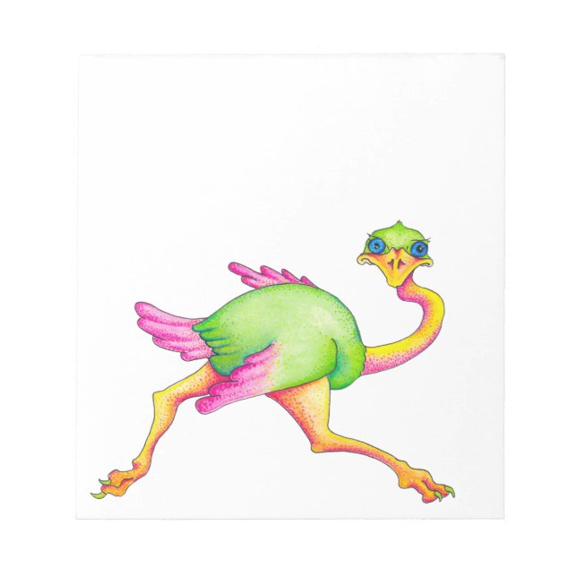 Uncommon Ostrich Notepad (Front)