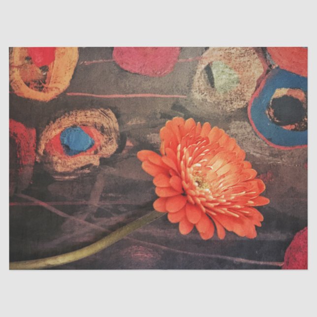 Uncommon Zinnia Tissue Paper (Front)