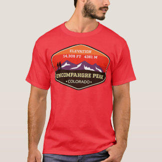 Uncompahgre Peak Colorado 14ers Mountain Climbing T-Shirt