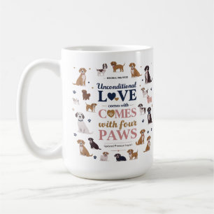 Unconditional Love Comes with Four Paws – Classic  Coffee Mug