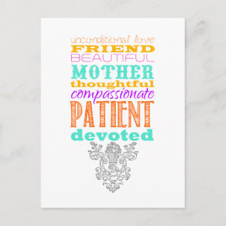 Unconditional love postcard