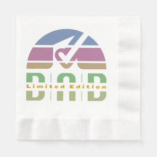 Unconditional Love: The Heart of Fatherhood Napkin