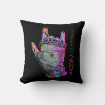 Unconventional Rock Throw Pillow