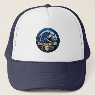 Unconventional Surfer Mat Surfer Logo Trucker Hat