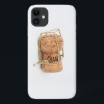 Uncorked Champagne Celebration Case-Mate iPhone Case<br><div class="desc">A champagne cork sits over a white backdrop.</div>