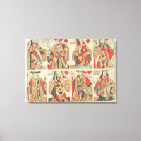 Uncut Playing Cards, Late 18th century