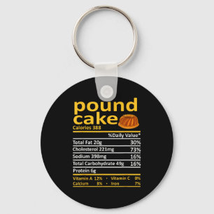 Und Cake Nutrition Food Thanksgiving Costume Chris Key Ring