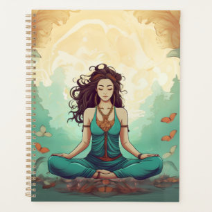 Undated Yearly Planner Monthly Weekly Yoga