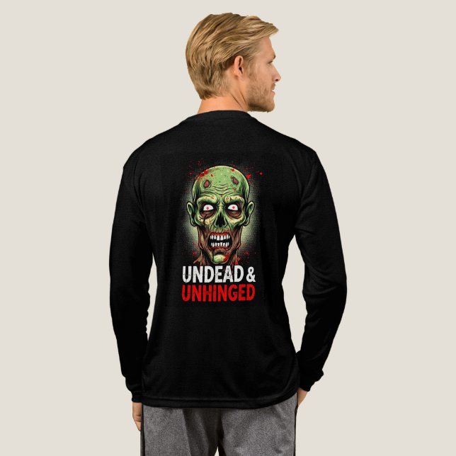 Undead and Unhinged Blk Tshirt (Full Back)