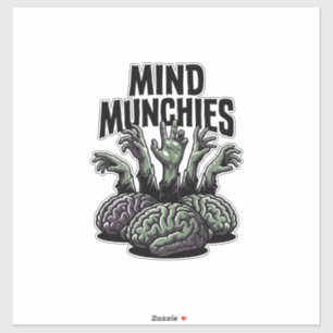 Undead Brain Feast Vintage Zombie Hands Horror Shi