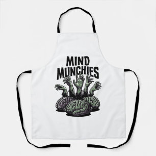 Undead Brain Feast Vintage Zombie Hands Horror Shi Apron