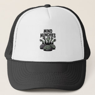 Undead Brain Feast Vintage Zombie Hands Horror Shi Trucker Hat