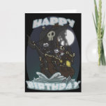 Undead Pirate Ship Birthday Card<br><div class="desc">Set sail for the unknown with this design by altoonactive.</div>