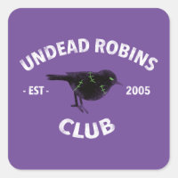 Undead Robins sticker