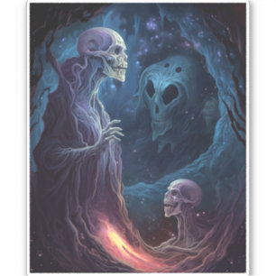 Undead Skeleton Creatures Horror Art