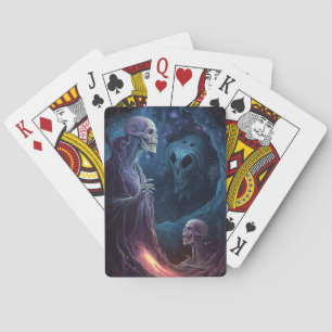 Undead Skeleton Creatures Horror Art Playing Cards
