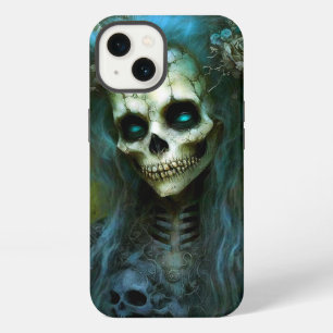 Undead Woman Skeleton Horror iPhone 13 Case
