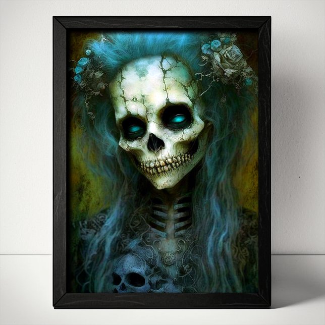 Undead Woman Skeleton Horror Poster (Creator Uploaded)