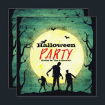 Undead Zombies Zombie Halloween Party Invitation<br><div class="desc">customise for your event. The Party Text is removable or can be re-positioned.
Designed by Freepik</div>