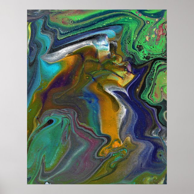 Undecided 1 Cool Wild Psychedelic Poster Print (Front)