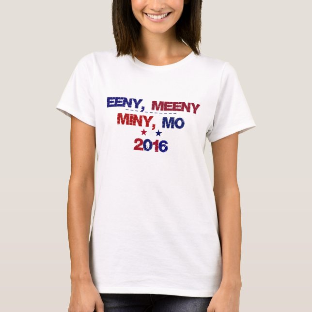 Undecided 2016 Funny Election T-Shirt (Front)