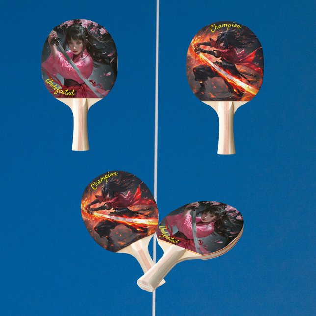 Undefeated Champion  Ping Pong Paddle (Creator Uploaded)