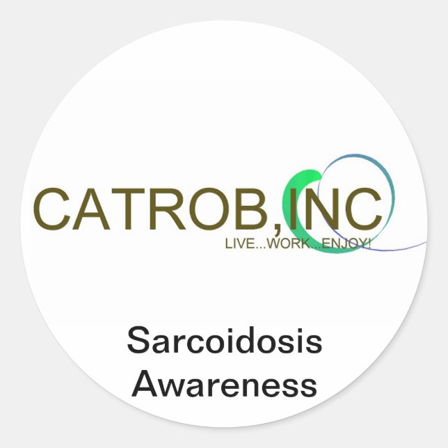 undefined classic round sticker (Front)