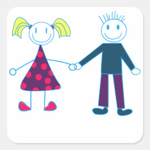 undefined square sticker