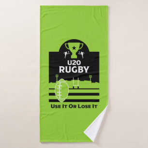 Under 20's Junior Rugby Players Bath Towel