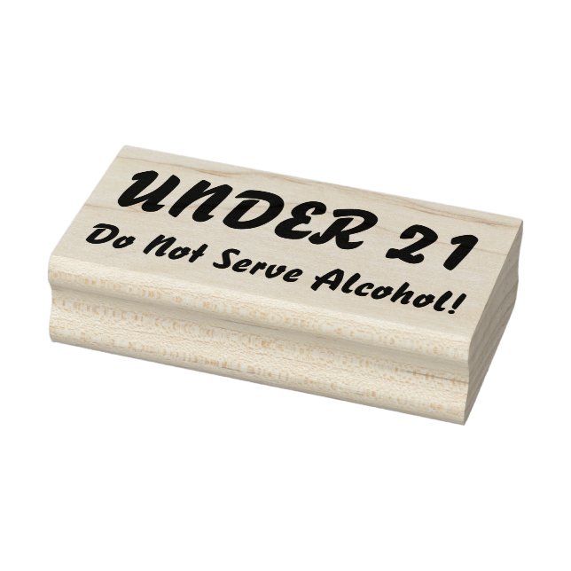UNDER 21 RUBBER STAMP (Stamp)
