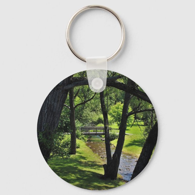 Under a Canopy of Willows Key Ring (Front)
