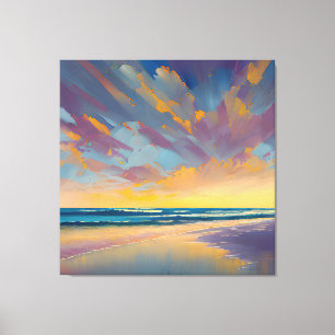 "Under a majestic sky" Canvas Print