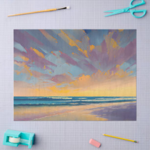 “Under a majestic sky”. Tissue Paper