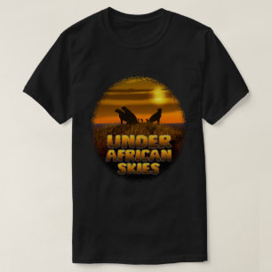 Under African Skies   Sunset Safari Cheetah T-Shirt